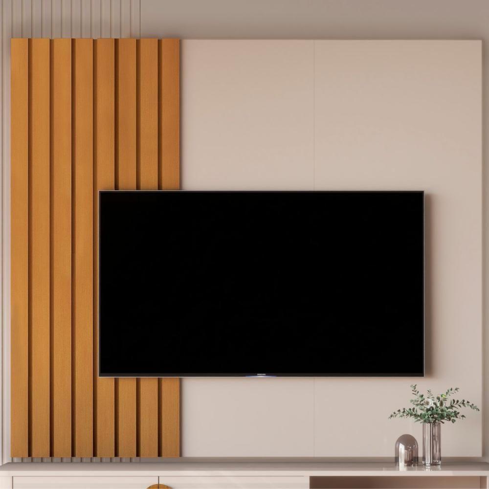 Painel Para Tv 58 Polegadas Pantanal Off White - 1