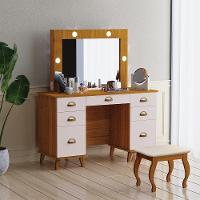 Penteadeira Com Assento Omaha Freijó Maní - 3