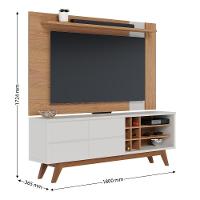 Conjunto Home Para Tv E Mesa De Centro Diana Freijo Off-white