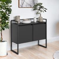 Conjunto Buffet Industrial 2 E 3 Portas Preto - 5