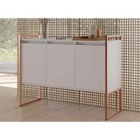 Aparador Estilo Industrial Buffet Com 3 Portas 2 Unidades - 4