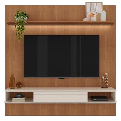 Painel 1 Prateleira Para Tvs 75' Candói Cinamomo Off White