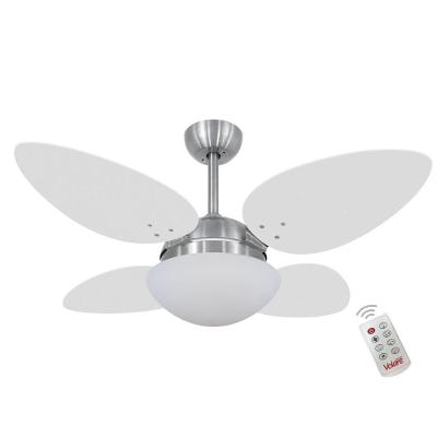 Ventilador de Teto Casa H Volare Petalo Quad Branco com Controle Remoto 3 Velocidades 110V