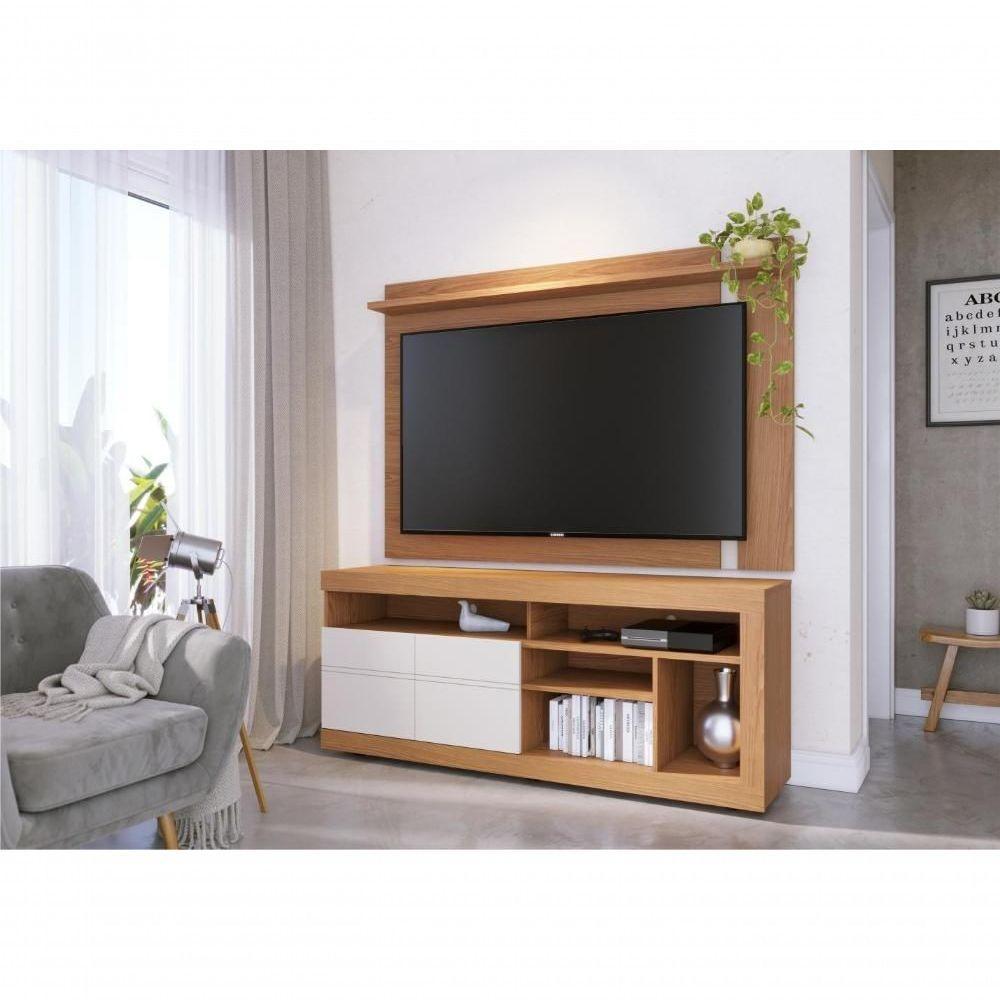 Home Para Tv Ate 70 Polegadas Lapa Freijo Off-white Matte - 4