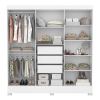 Roupeiro Com 6 Portas Ferrara Branco - 3