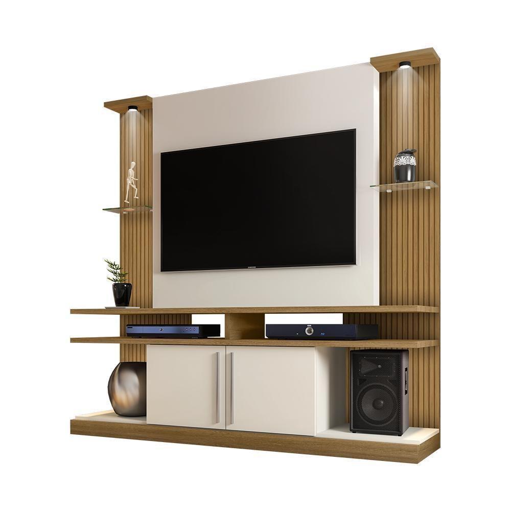 Home Para Tv Genappe Cinomomo Off White Pintura 3d Ripada - 2