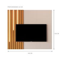 Painel Para Tv 58 Polegadas Pantanal Off White Nature - 3