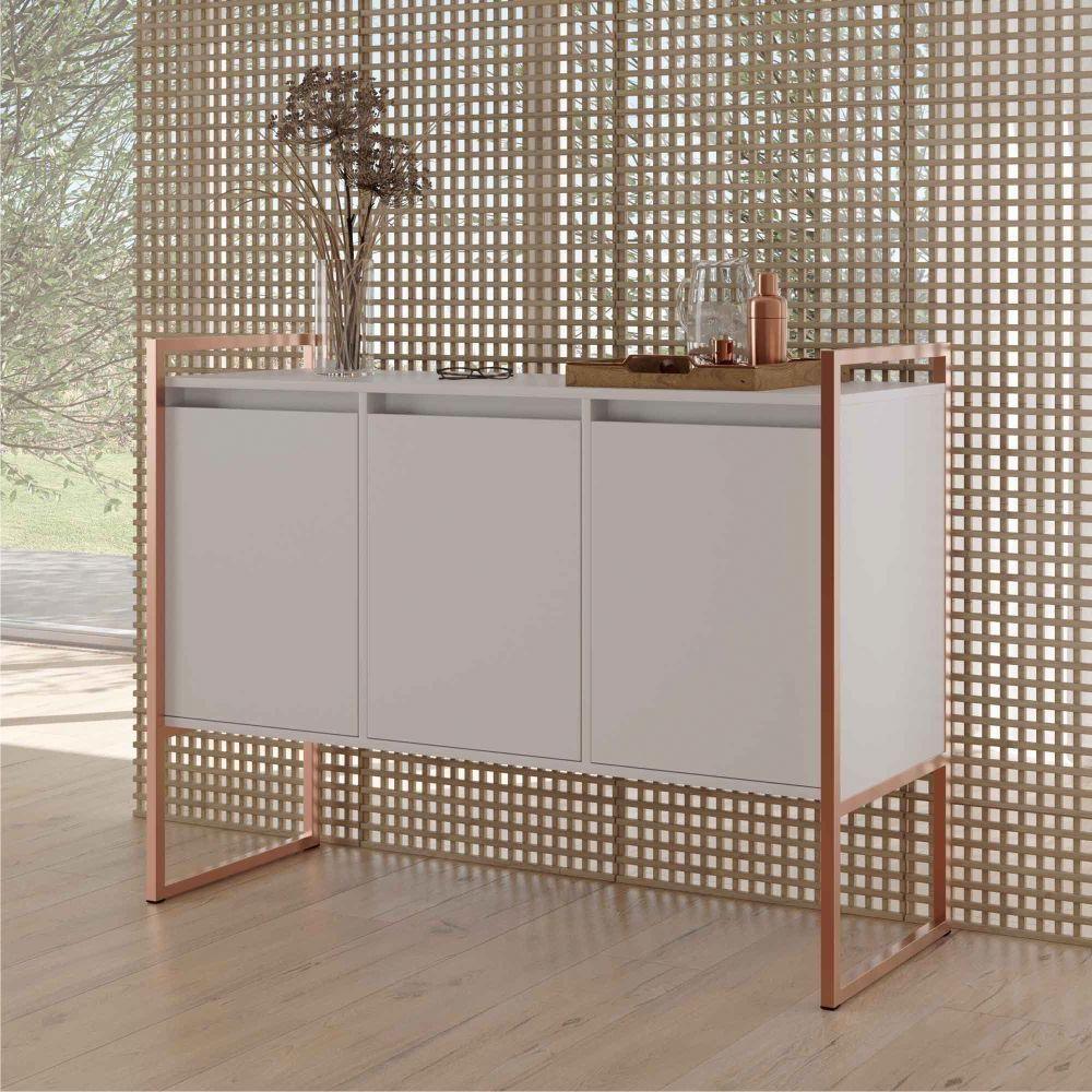 Aparador Estilo Industrial Buffet Com 3 Portas - 2