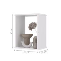 Nicho 1 Compartimento França Branco - 2