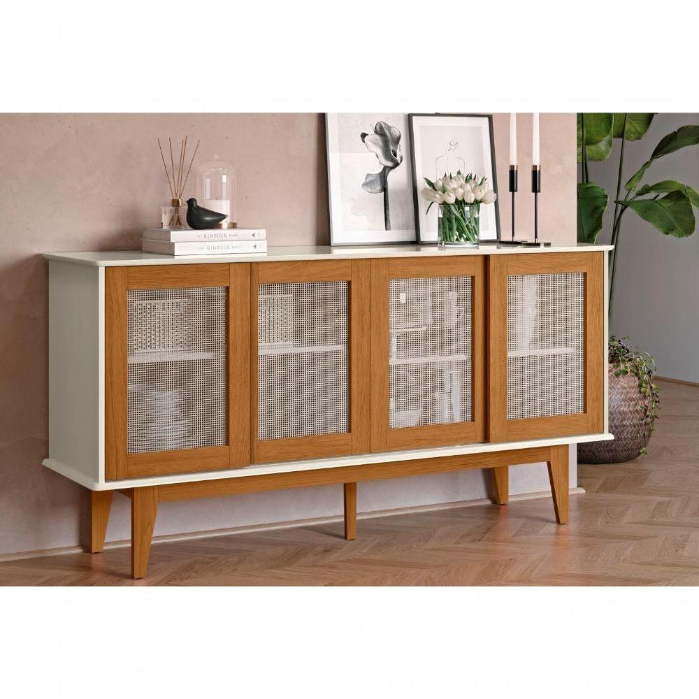 Buffet Sevilha 4 Portas Off White Nature - 5