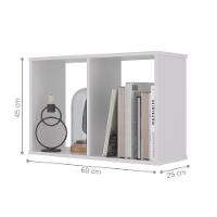 Conjunto Nichos 2 Compartimento Chicago Branco - 2