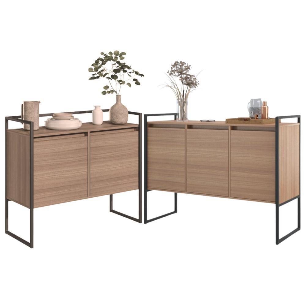 Conjunto Buffet Industrial 2 E 3 Portas Montana - 1