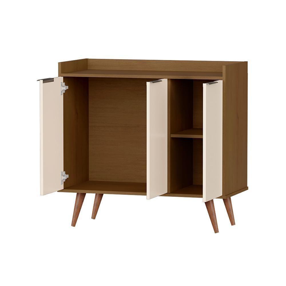 Buffet Com 3 Portas Kanshipur Nature Perola - 4