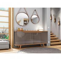 Buffet Louise Cinza Pérola Noce 4 Portas - 4