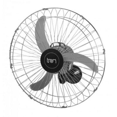 Ventilador de Parede Casa H 140W Hélice 52cm 3 Pás Cinza Ventilador Oscilante 60cm Bivolt