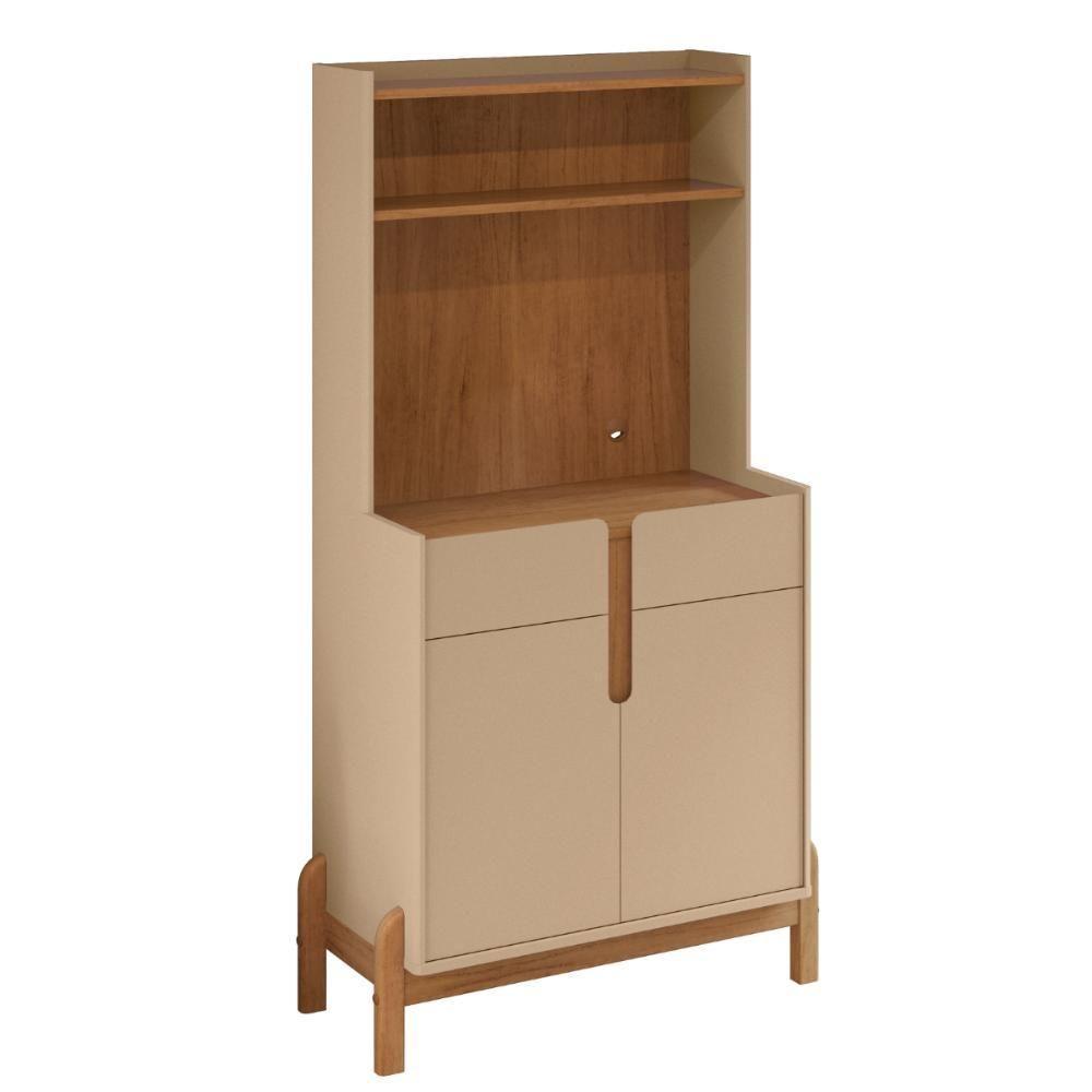 Cantinho Do Café Retrô 2 Portas Chester Off White Cedro - 3