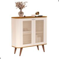 Buffet Com 2 Portas E 1 Prateleira Madrid Pérola Nature - 3