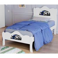 Cama Solteiro Princesa Lisa Branco Com Colchão - 2