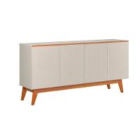 Buffet Para Sala De Jantar 4 Portas Pará Off White Nature - 1