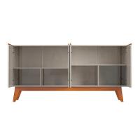 Buffet Para Sala De Jantar 4 Portas Pará Off White Nature - 3