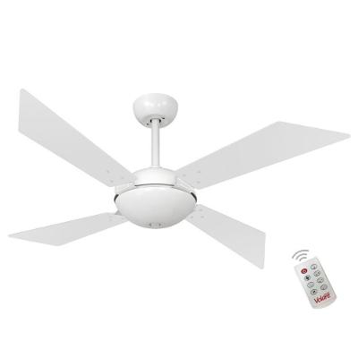 Ventilador de Teto Casa H Branco Volare Tech Off com Controle Remoto 3 Velocidades 110V