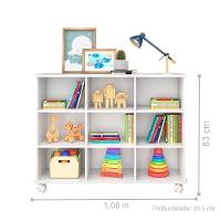 Nicho Organizador Com Rodinhas Portland Branco - 2