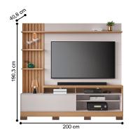 Home Ripado Tvs 65 E 8 Pés Cia Freijó Off White - 2