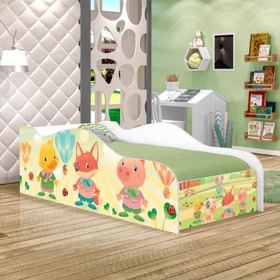 Cama Fun Fazendinha E Balões Solteiro Com Colchão