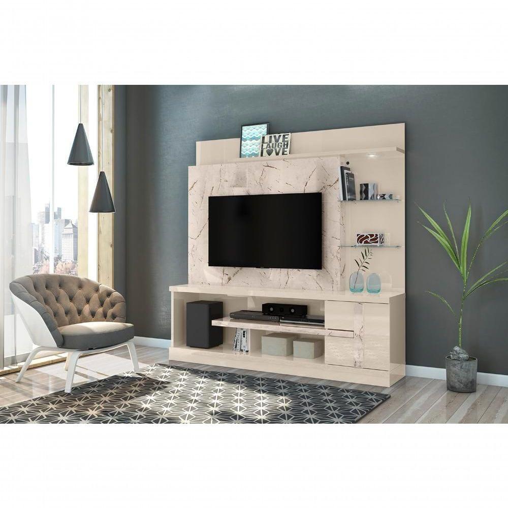 Home Theater Para Tvs Até 55 Polegadas Helga Calacata Off-white - 3