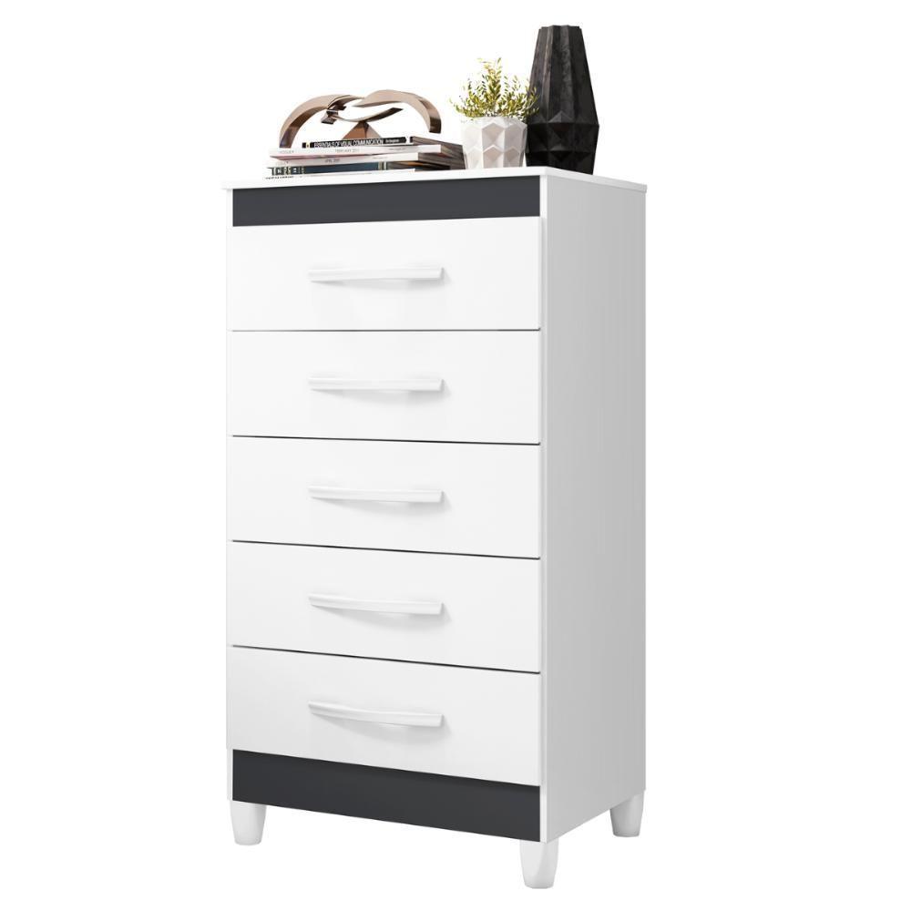 Comoda Milady 5 Gavetas Titanium - 2