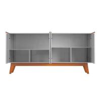 Buffet Para Sala De Jantar 4 Portas Pará Branco Nature - 3