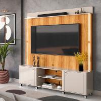 Home Para Tvs 75 Polegadas 2 Portas Pequim Off White Freijó - 1