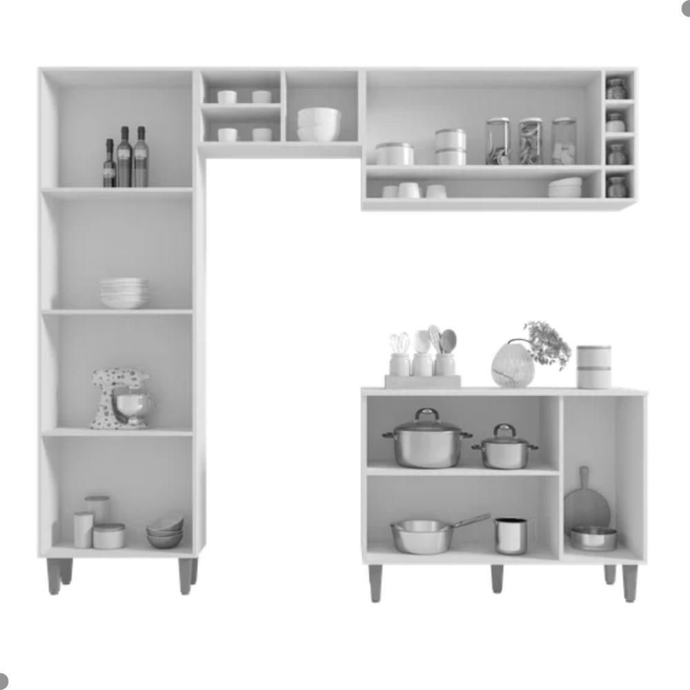 Cozinha Compacta Atlanta Cinza Fosco - 4