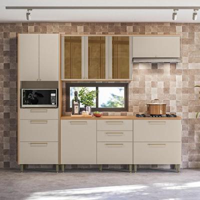 Conjunto Cozinha Compacta Granada Jequitiba Off White