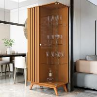 Cristaleira Ripada Com 2 Porta Nantes Nature - 3