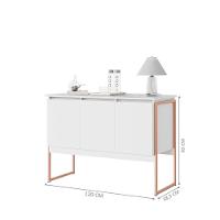 Conjunto De Buffets Industriais Milão Branco Cobre - 2