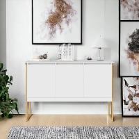 Conjunto De Buffets Industriais Milão Branco Cobre - 4