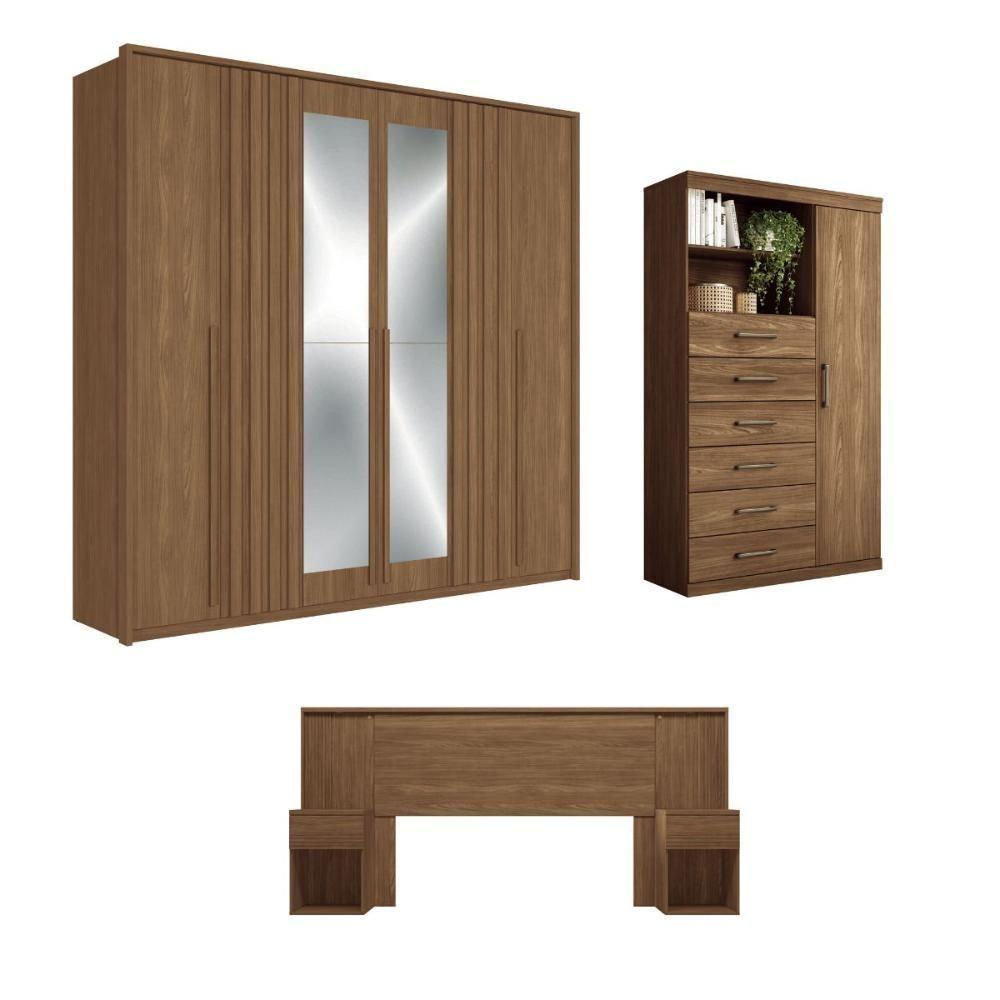 Conjunto Quarto Completo Atenas Jatoba - 1