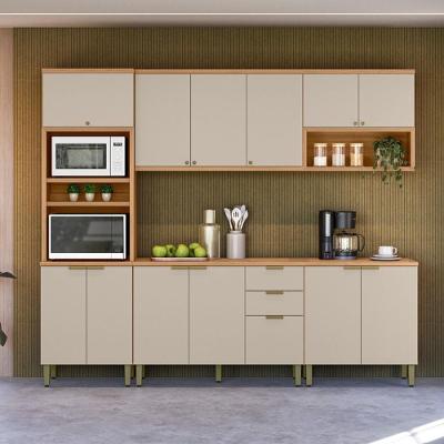 Conjunto Cozinha Compacta Carolina Jequitiba Off White