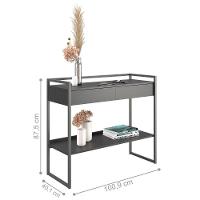 Conjunto Buffet E Aparador Industrial Preto Onix - 5
