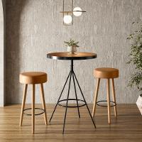 Conjunto Mesa Com 2 Banquetas Grecia Amarula - 1
