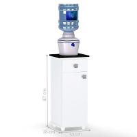 Bancada Com Porta E Gaveta Elise Branco Preto - 2