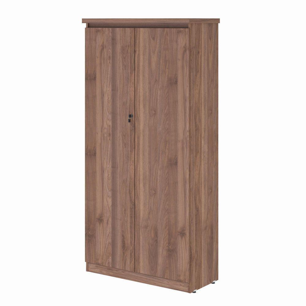 Armario Com 2 Portas 4 Prateleiras Emir Noce - 1