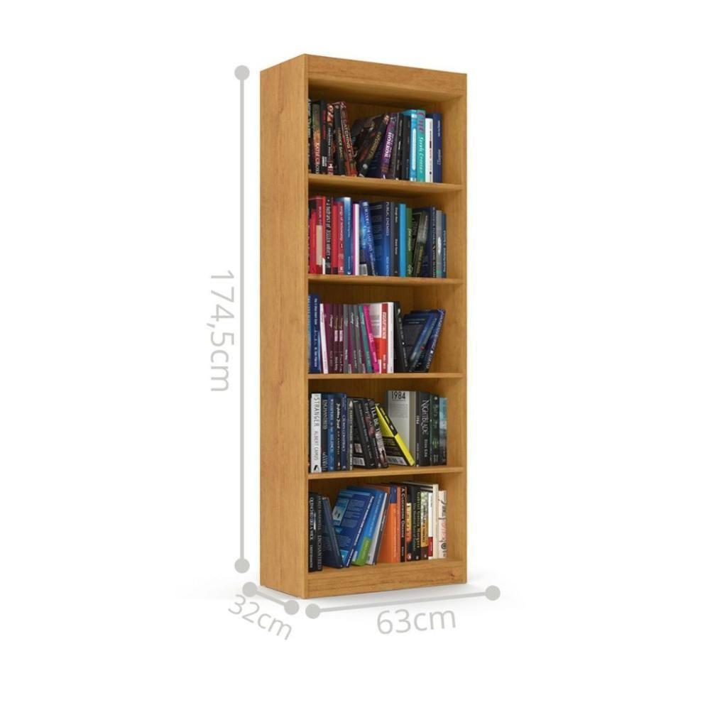 Livreiro Com 5 Nichos Trindade Cinamomo - 3