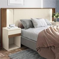 Conjunto Quarto Completo Lens Jatoba Areia - 7