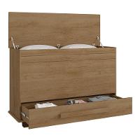 Baú Organizador Com Gaveta Perúgia Cinamomo - 3