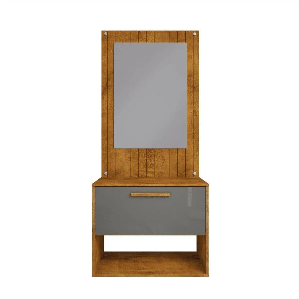 Conjunto Para Banheiro Everton Espelho Naturalle-titanium - 5