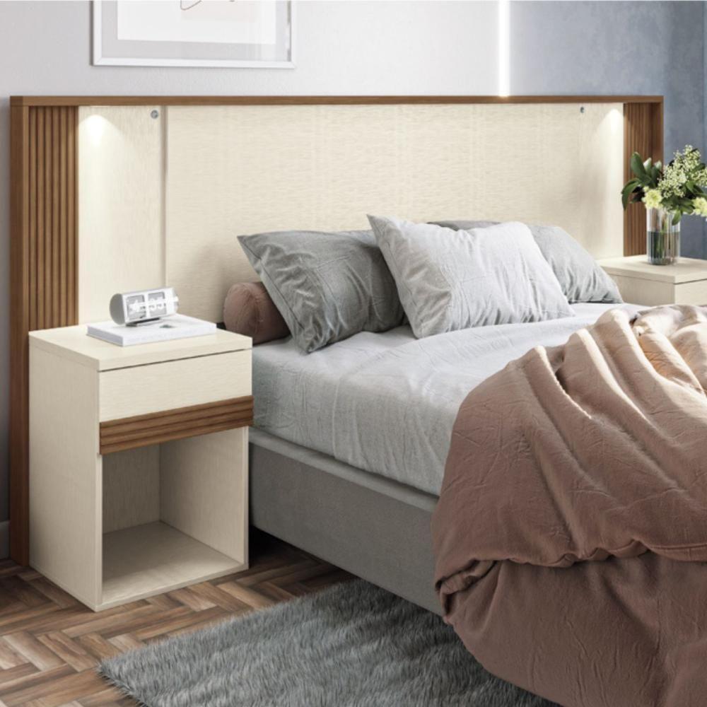 Conjunto Quarto Completo Viena Jatoba Areia - 7