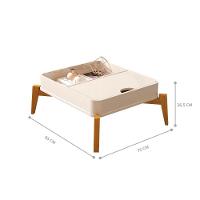 Conjunto Mesa De Centro E Buffet Rogers Off White - 3