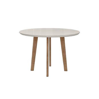 Mesa Com Pés Oblongo Leeds Off White